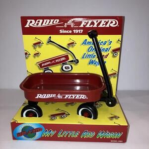 VINTAGE 1997 Radio Flyer My Little Red Wagon Model #901 Red Wagon New In Box #2
